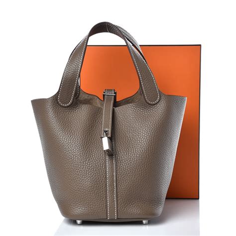 hermes taurillon clemence picotin lock 18 pm|hermes picotin luggage.